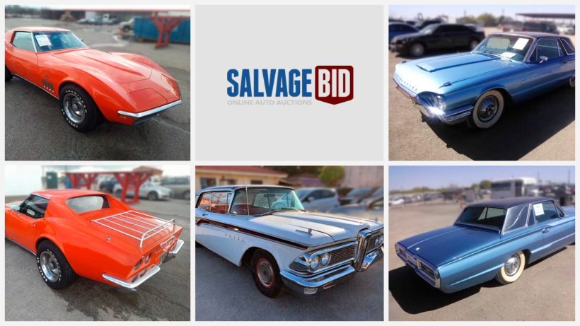 Buy Classic Ford Thunderbird and Chevy Corvette