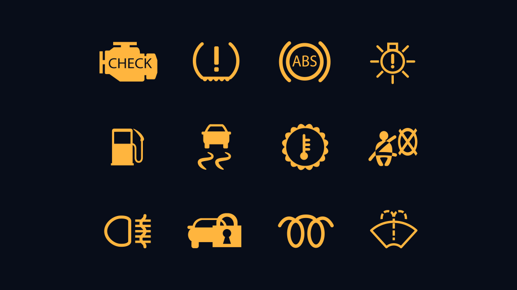 common dashboard symbols
